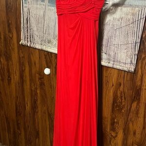 Elegant Red Evening Gown